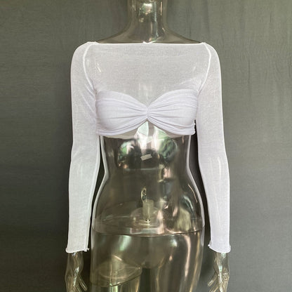 Dámský elegantní croptop