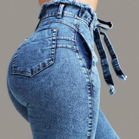 Dámské push-up džíny