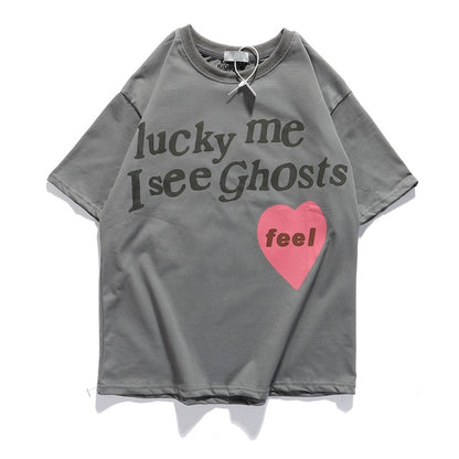 Kanye West triko Lucky me I see ghosts