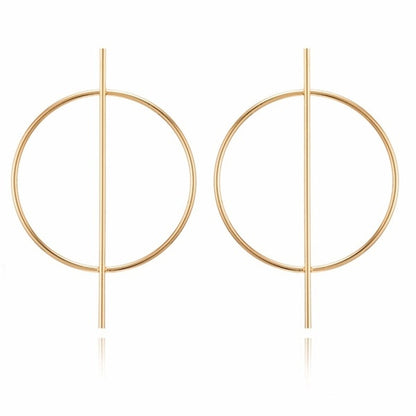 Elegantní geometrické náušnice