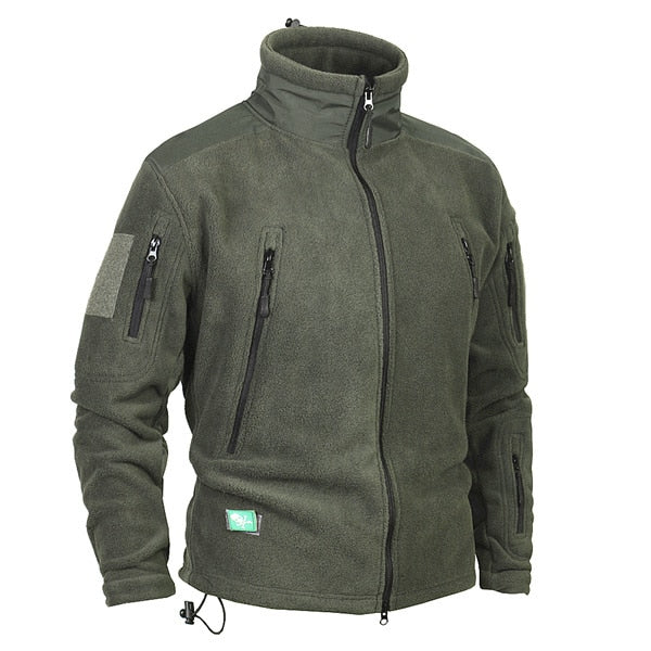 Pánská army fleecová bunda