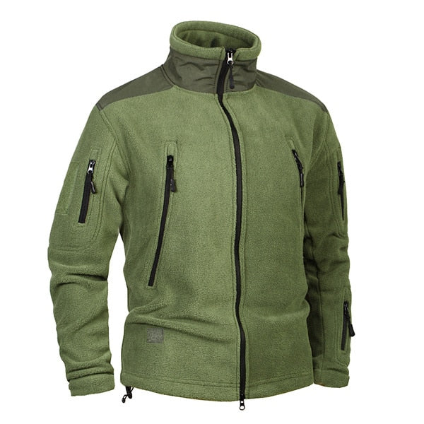 Pánská army fleecová bunda