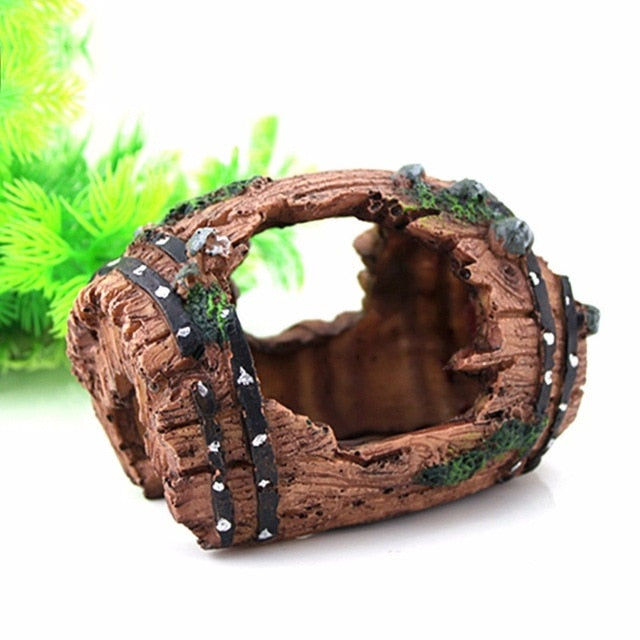 Dřevěná dekorace do akvária