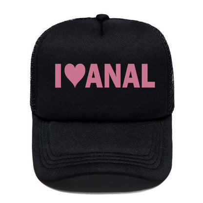 Kšiltovka s nápisem I love Anal