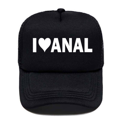Kšiltovka s nápisem I love Anal