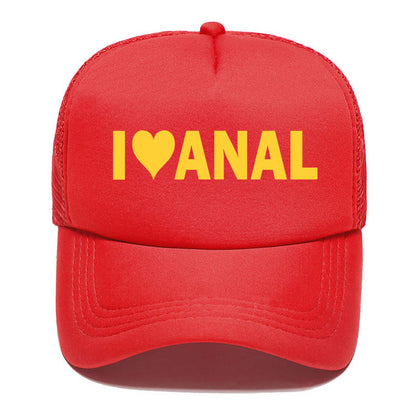 Kšiltovka s nápisem I love Anal