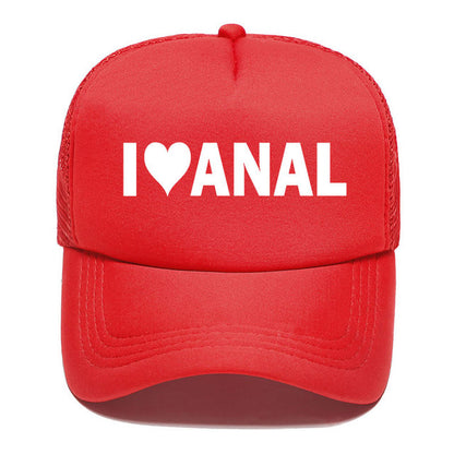 Kšiltovka s nápisem I love Anal