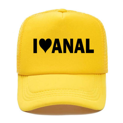 Kšiltovka s nápisem I love Anal