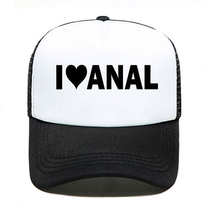 Kšiltovka s nápisem I love Anal