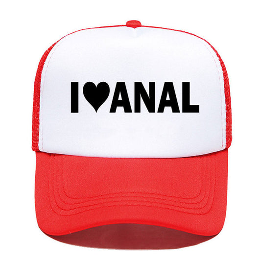 Kšiltovka s nápisem I love Anal