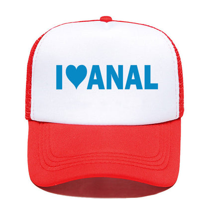 Kšiltovka s nápisem I love Anal
