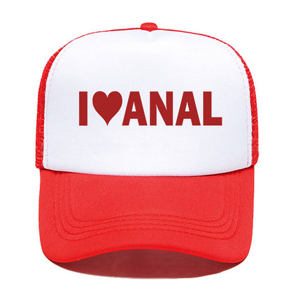 Kšiltovka s nápisem I love Anal