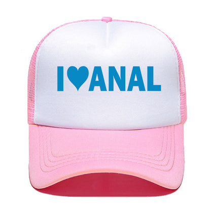 Kšiltovka s nápisem I love Anal