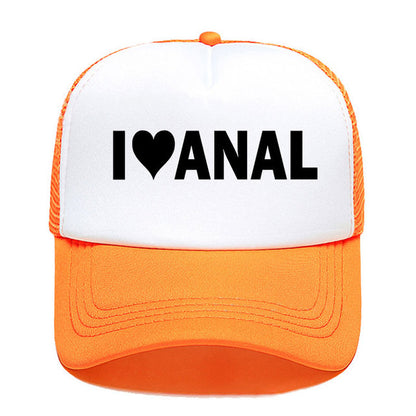 Kšiltovka s nápisem I love Anal