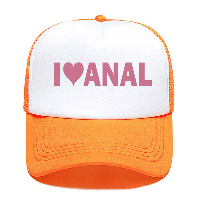 Kšiltovka s nápisem I love Anal