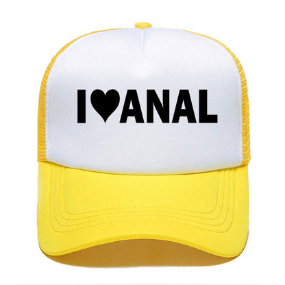 Kšiltovka s nápisem I love Anal