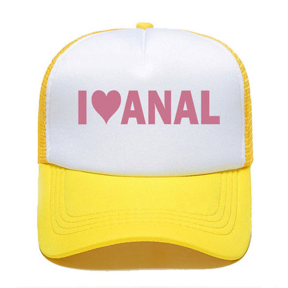 Kšiltovka s nápisem I love Anal