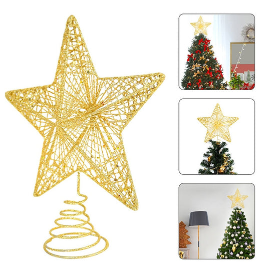 Vánoční designová hvězda na stromeček