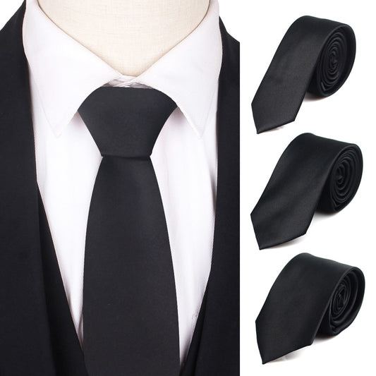 Pánská černá kravata
