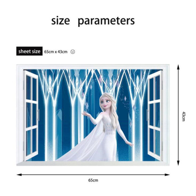 3D nálepka Frozen