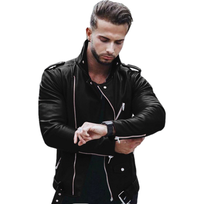 Pánská kožená bunda