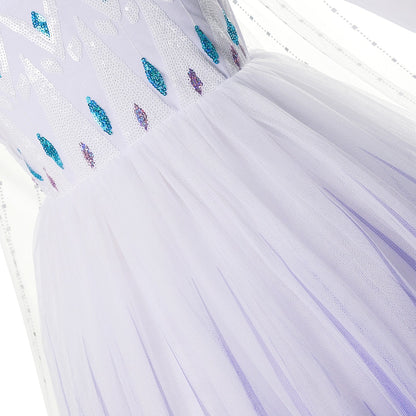 Dívčí šaty s dlouhým rukávem Frozen