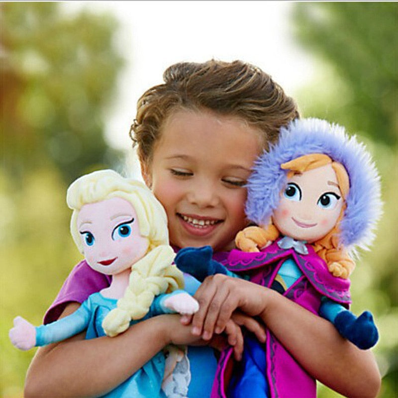 Plyšová Anna a Elsa