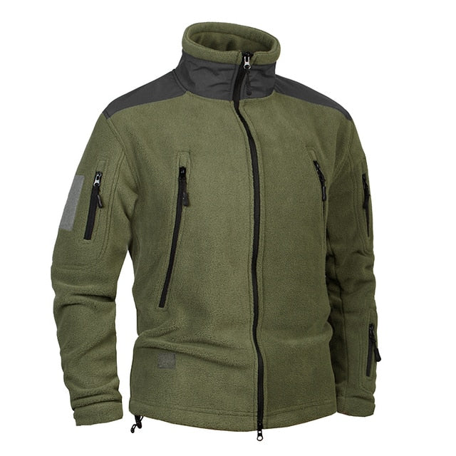 Pánská army fleecová bunda