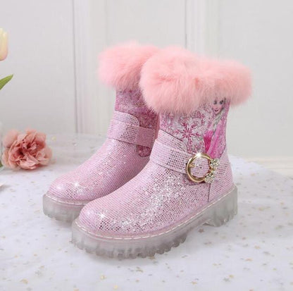 Dívčí vysoké zimní boty Frozen