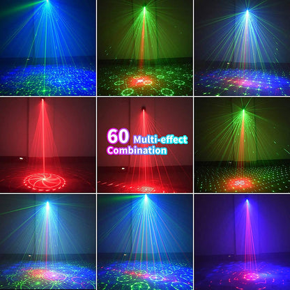 Mini party laserový projektor