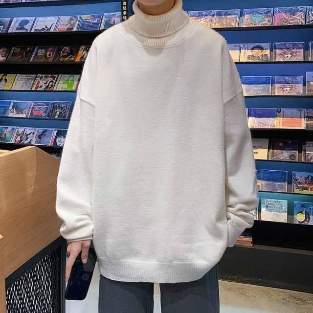 Oversized teplý pánský svetr