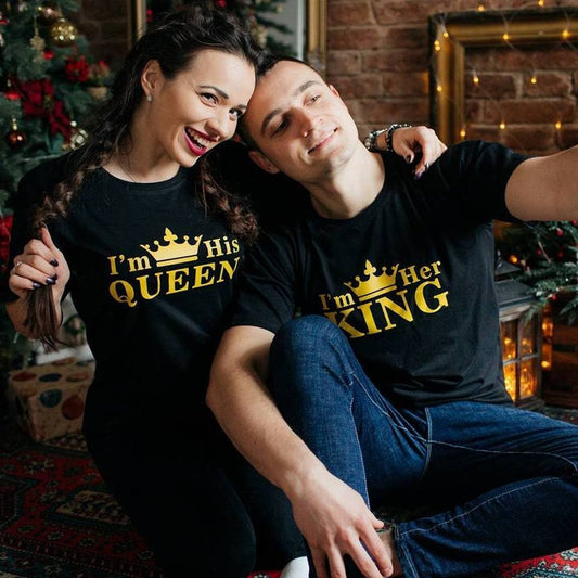 Párové triko Queen & King