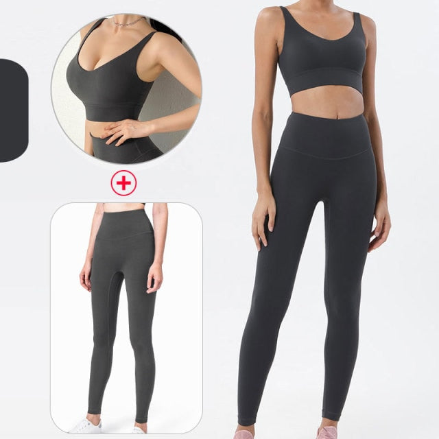 Dámské high waisted legíny na cvičení