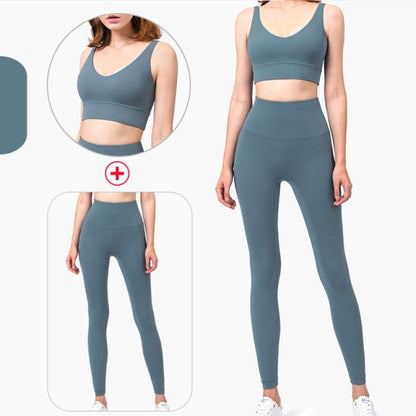 Dámské high waisted legíny na cvičení