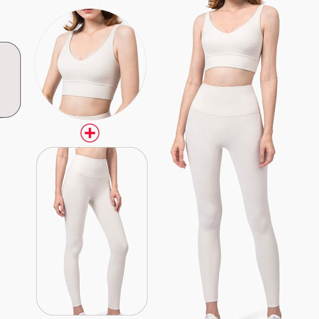 Dámské high waisted legíny na cvičení