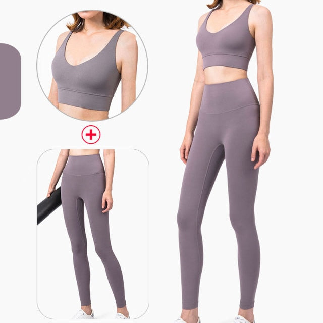 Dámské high waisted legíny na cvičení