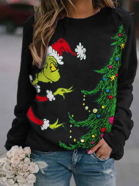 Dámský vánoční svetr Grinch