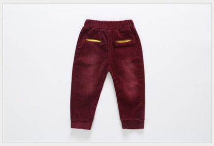 Teplé unisex dětské kalhoty