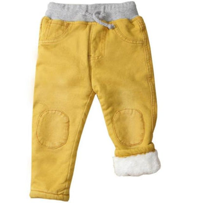 Teplé unisex dětské kalhoty