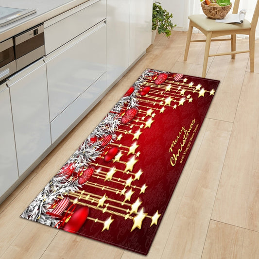 Vánoční koberec s potiskem