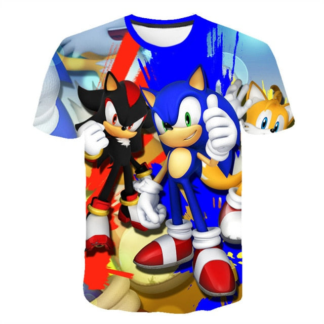Chlapecké 3D triko Sonic
