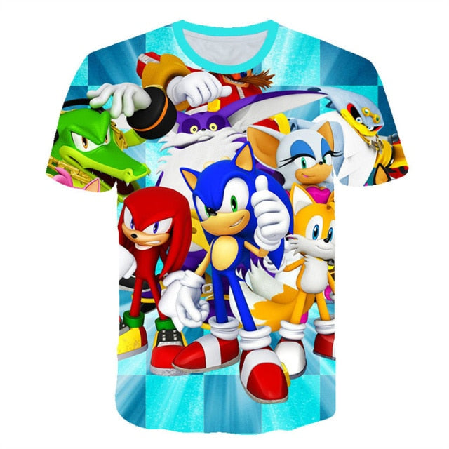 Chlapecké 3D triko Sonic