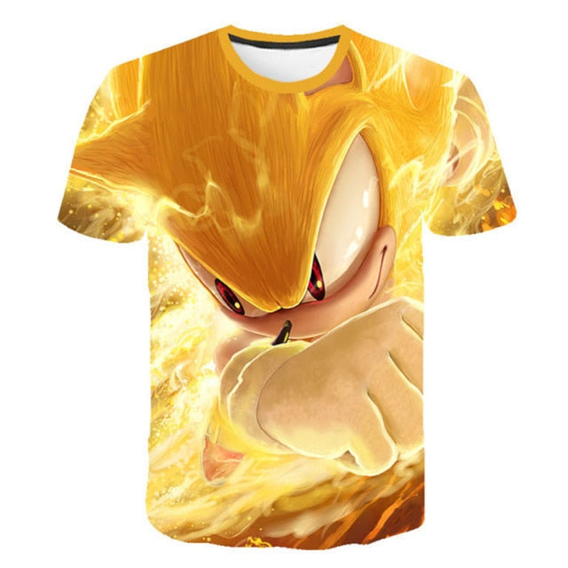 Chlapecké 3D triko Sonic