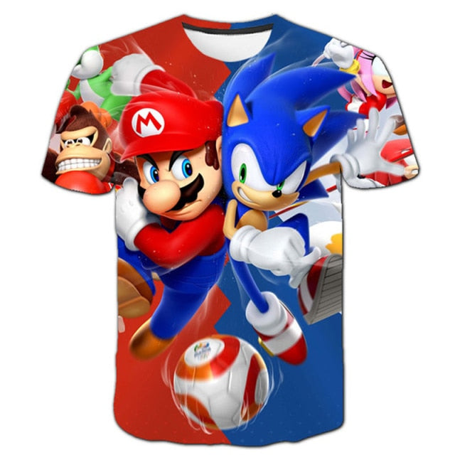 Chlapecké 3D triko Sonic