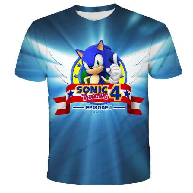 Chlapecké 3D triko Sonic