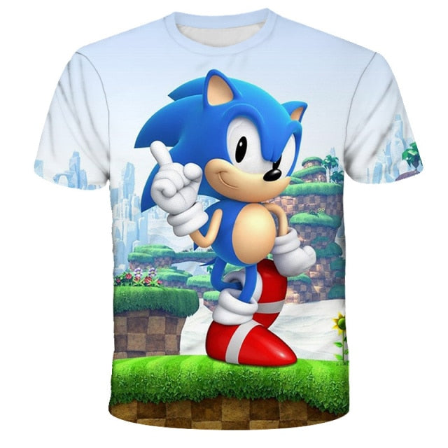 Chlapecké 3D triko Sonic
