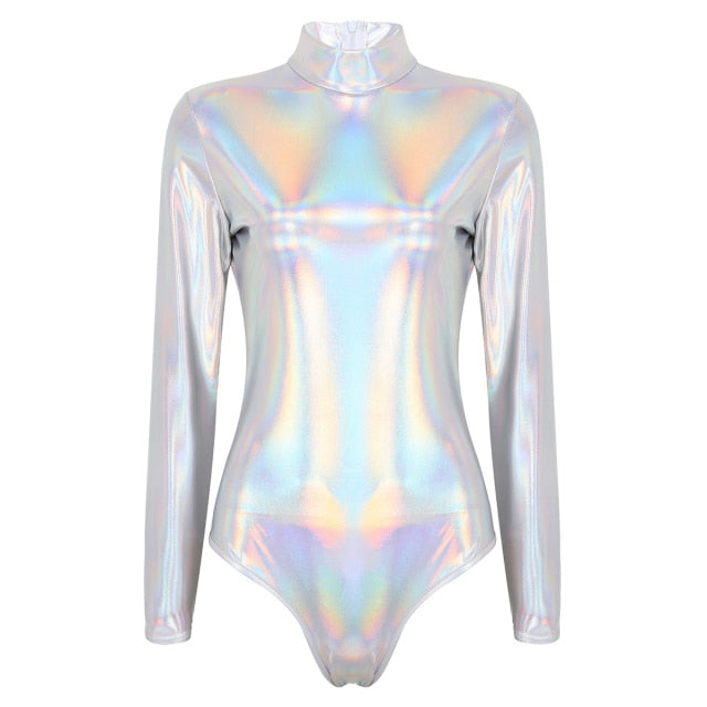 Dámské holografické body na gymnastiku (Skladem v ČR)