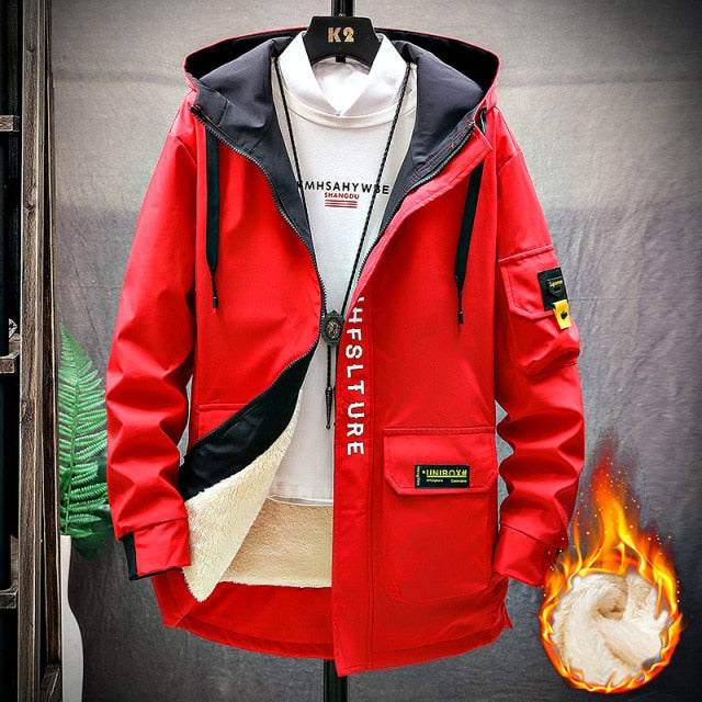 Pánská zimní hip hop bunda