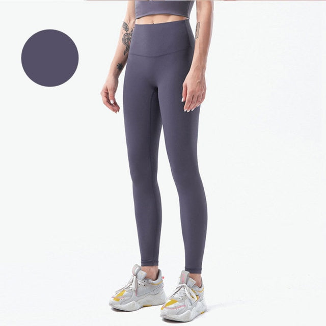 Dámské high waisted legíny na cvičení