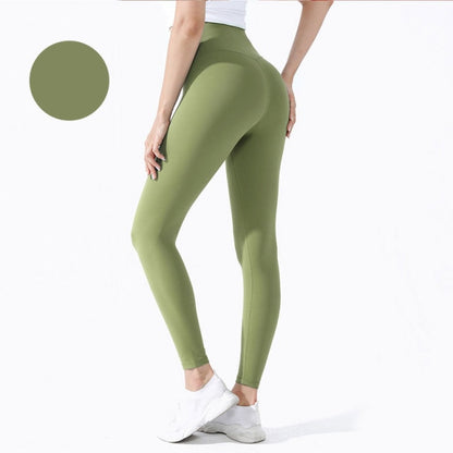 Dámské high waisted legíny na cvičení